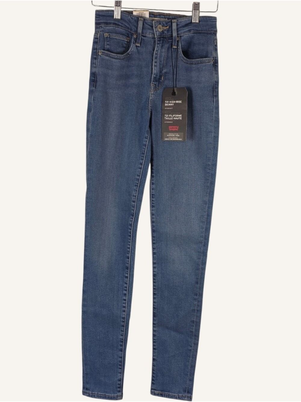 Levi’s 721 High Rise Skinny Jeans 24 NWT Medium Wash Back to School